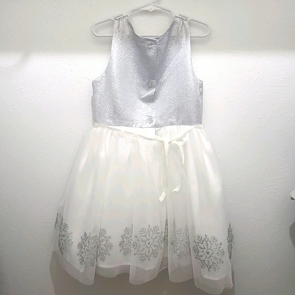 White and Silver Dress